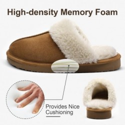 Litfun Damen Fuzzy Memory Foam Hausschuhe Flauschige Winterhausschuhe Indoor und Outdoor