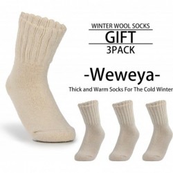 Weweya Stiefelsocken für Damen – Dicke Wintersocken – Gestrickte warme Socken – Geschenke für Frauen