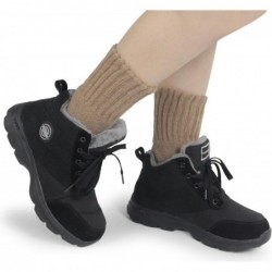 BenSorts Damen Winterstiefel-Socken, dick, warm, gemütlich, Crew-Socken, einfarbig, Geschenke