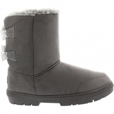 Damen Twin Bow Tall Classic wasserdichte Winter-Regen-Schneestiefel