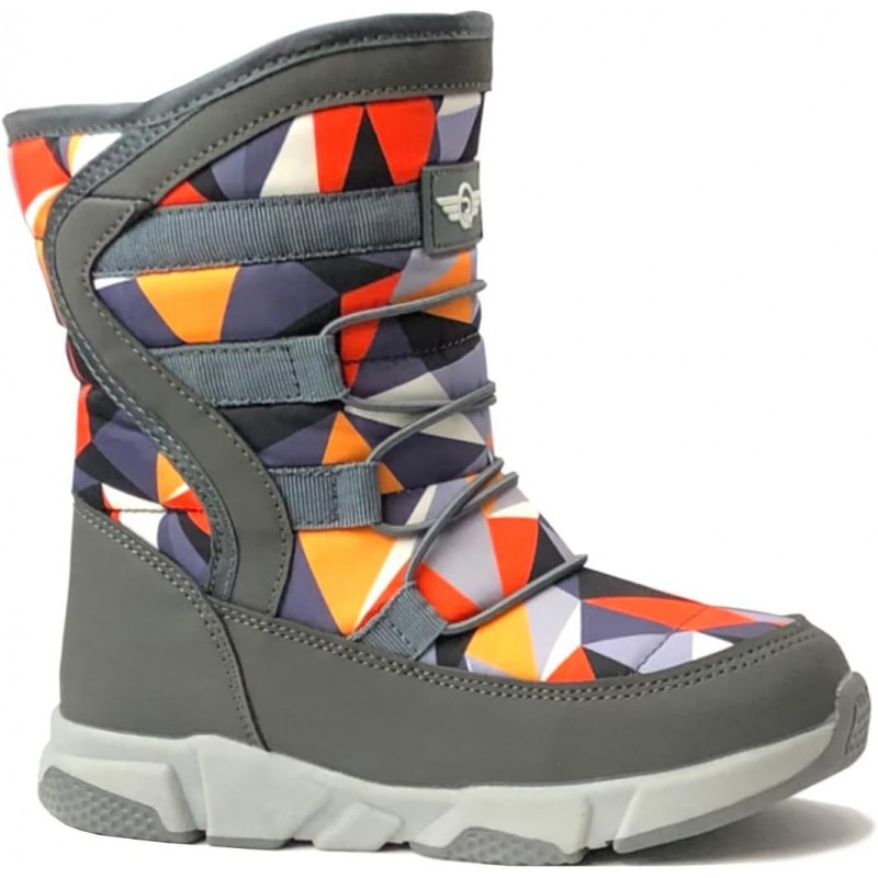 REDVOLUTION Schneestiefel für Mädchen und Jungen, Unisex, rutschfest, wasserdicht, modischer Winterschuh (Kleinkind/kleines Kind/großes Kind)