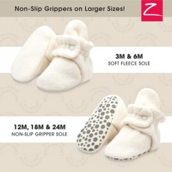 Zutano Unisex-Babyschuhe aus Fleece, mit zwei Druckknöpfen, Neugeborene bis 24 Monate