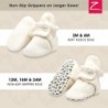 Zutano Unisex-Babyschuhe aus Fleece, mit zwei Druckknöpfen, Neugeborene bis 24 Monate