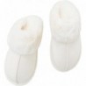 DCLTD Flauschige Hausschuhe für Damen, warm, gemütlich, flauschige Slides mit weichem Memory Foam, bequeme Plüsch-Schlupfschuhe, rutschfeste Hausschuhe mit weicher Sohle für Damen