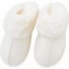 DCLTD Flauschige Hausschuhe für Damen, warm, gemütlich, flauschige Slides mit weichem Memory Foam, bequeme Plüsch-Schlupfschuhe, rutschfeste Hausschuhe mit weicher Sohle für Damen