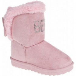 bebe Winterstiefel für Mädchen, gemütliche Stiefeletten für Kinder – flauschige Stiefel für Kinder, warme Stiefel für Mädchen, Winterschuhe für Kinder (Kleinkinder/kleine Kinder/große Kinder)