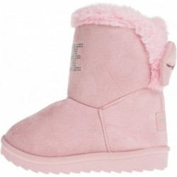 bebe Winterstiefel für Mädchen, gemütliche Stiefeletten für Kinder – flauschige Stiefel für Kinder, warme Stiefel für Mädchen, Winterschuhe für Kinder (Kleinkinder/kleine Kinder/große Kinder)