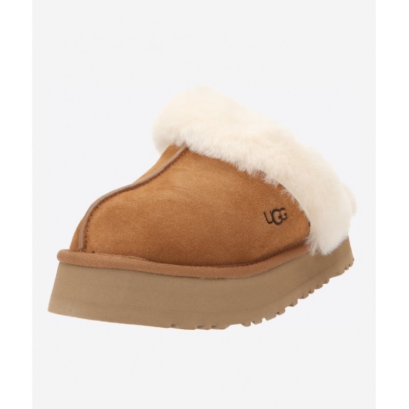 UGG Hausschuh 'Disquette' in Hellbraun