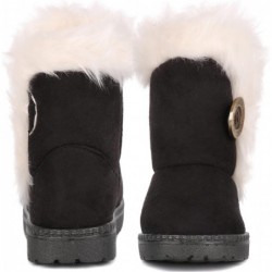 Femizee Warme Winterstiefel für Mädchen und Jungen, für draußen, Schneestiefel für Kinder (Kleinkind/Kleinkind)