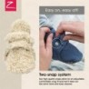 Zutano Unisex-Babyschuhe mit Pelzbesatz und Greifern, Futter aus Bio-Baumwolle, Must-Haves für die Baby-Registrierung