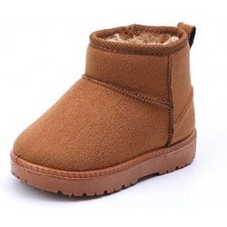 MK MATT KEELY Winterstiefel für Jungen und Mädchen, weiche, warme Schuhe, Kleinkinder, schwarze Schneestiefel (Kleinkind/kleines Kind)