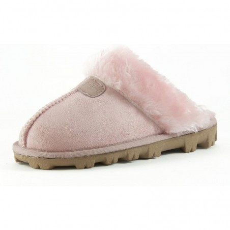 CLPP'LI Damen Slipper aus Kunstfell, warme Winter-Pantoletten, flauschige Wildleder-Hausschuhe, bequeme Hausschuhe