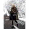 SWQZVT Warme Winterstiefel für Damen: Schneestiefel mit Pelzfutter, rutschfest, wasserdicht, isoliert, weiche Winterschuhe, bequeme Wanderschuhe, Größe 39–44