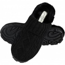 Jessica Simpson Damen-Clogs aus weichem Strick und Memory Foam mit Innen-/Außensohle