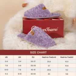 EverFoams Damen-Hausschuhe zum Reinschlüpfen, warm, gemütlich, weich, leicht, Memory Foam