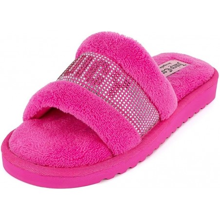 Juicy Couture – Slide – Slipper-Sandalen mit Kunstfell für Damen