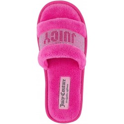 Juicy Couture – Slide – Slipper-Sandalen mit Kunstfell für Damen