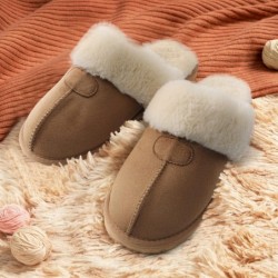 DREAM PAIRS Hausschuhe für Damen, flauschig, pelzig, gemütlich, für Zuhause, Schlafzimmer, bequem, Winter, süß, warm, Outdoor-Schuhe, FuzzyEasy