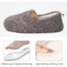 EverFoams Damen-Hausschuhe, weich, gelockt, Memory Foam, leichte Hausschuhe, gemütlicher Halbschuh mit Polarfleece-Futter