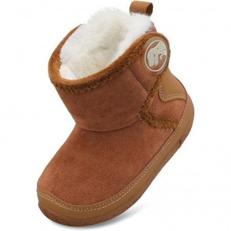 JIASUQI Baby-Kleinkind-Stiefel, warme Winterstiefel, Hausschuhe für Kleinkinder, Jungen und Mädchen