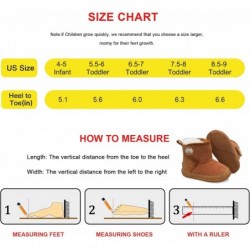 JIASUQI Baby-Kleinkind-Stiefel, warme Winterstiefel, Hausschuhe für Kleinkinder, Jungen und Mädchen