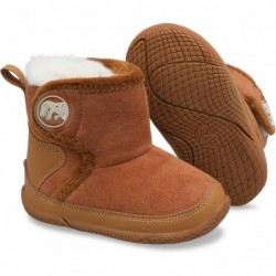 JIASUQI Baby-Kleinkind-Stiefel, warme Winterstiefel, Hausschuhe für Kleinkinder, Jungen und Mädchen