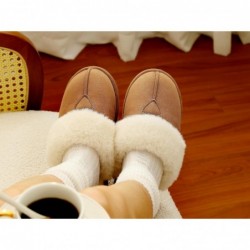 Cozyfurry Damen Hausschuhe aus flauschigem Memory Foam, Hausschuhe aus Wildlederimitat, warme Winterschuhe