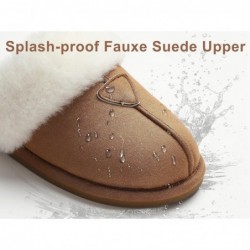 Cozyfurry Damen Hausschuhe aus flauschigem Memory Foam, Hausschuhe aus Wildlederimitat, warme Winterschuhe