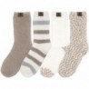 BEARPAW 4er-Pack gemütliche, superweiche Lounge-Socken, Crew-Socken mit verschiedenen Mustern