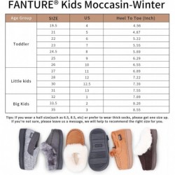 Hausschuhe für Kleinkinder und Kinder mit Memory Foam, flauschig und warm, gemütlich, bequem, Fleece, Clog Slip