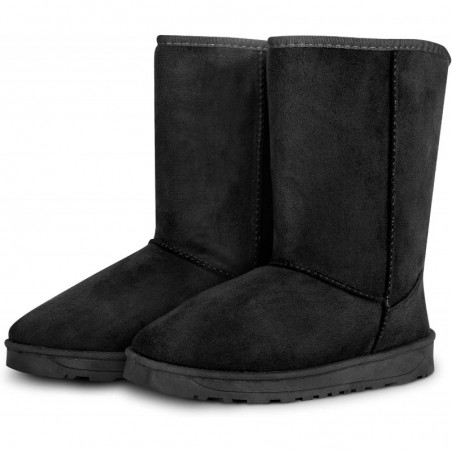 Damen-Schneestiefel, mittelhoher Schaft, mit Fellfutter, warm, klassische Winterschuhe für Damen, Outdoor, rutschfest