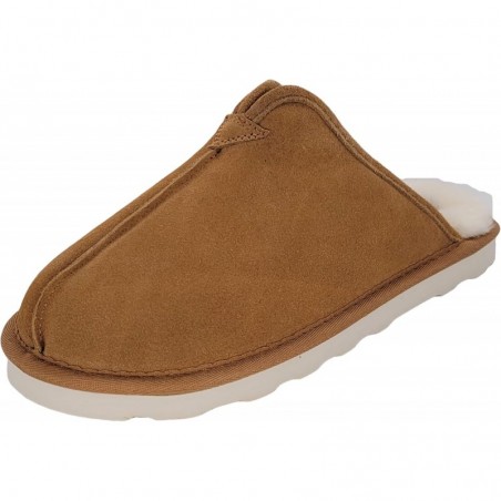 Clarks Herren Slipper mit Plüschfell-Absatz