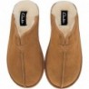 Clarks Herren Slipper mit Plüschfell-Absatz