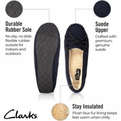 Clarks Damen Mokassin-Slipper aus Wildleder