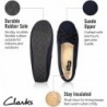 Clarks Damen Mokassin-Slipper aus Wildleder