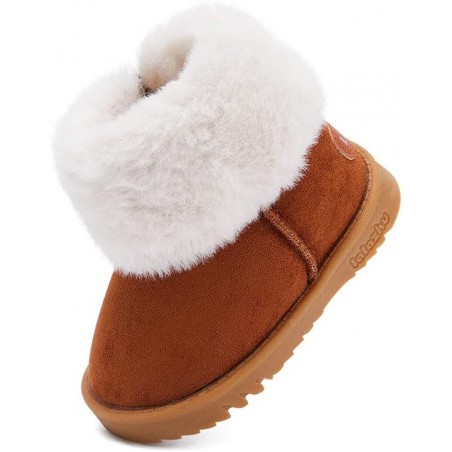 BMCiTYBM Schneestiefel für Mädchen und Jungen, warme Winterschuhe mit Fellfutter (Säugling/Kleinkind/kleines Kind)