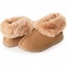 EuropeanSoftest Damen Winter-Slipper aus Mikro-Wildleder mit Fleece-Futter, kuscheliger 80-D Memory Foam mit hoher Dichte, atmungsaktive Hausschuhe mit rutschfester Sohle für drinnen und draußen