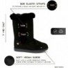 Juicy Couture Hohe Winterstiefel für Damen zum Reinschlüpfen, warm und isoliert, Fellfutter, bequeme modische Stiefeletten