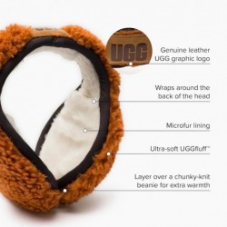 UGG EARMUFF UGG Herren Fluff Hinter-dem-Kopf-Ohrenschützer, Schwarz, Einheitsgröße