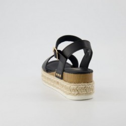 CUSHIONAIRE Damen Melissa Espadrille Plateau-Keilsandale