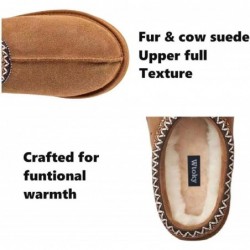 Damen Slipper Mini-Stiefel für Frauen Tasman Hausschuhe Wildleder Leder Indoor/Outdoor Bequeme kurze Stiefelette