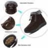 SHIBEVER Pelzgefütterte Stiefel für Damen: Winter-Schnee-Stiefeletten, warm, verstellbar, mit Schnürung, wasserdicht, Schlupfschuhe für draußen