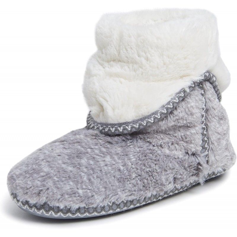 Dearfoams Beth Furry Damen-Slipper mit Umschlag