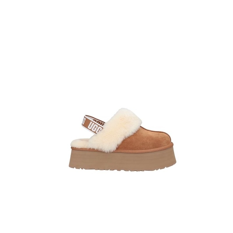 UGG Mules und Clogs,Plateau-Hausschuhe Kamel