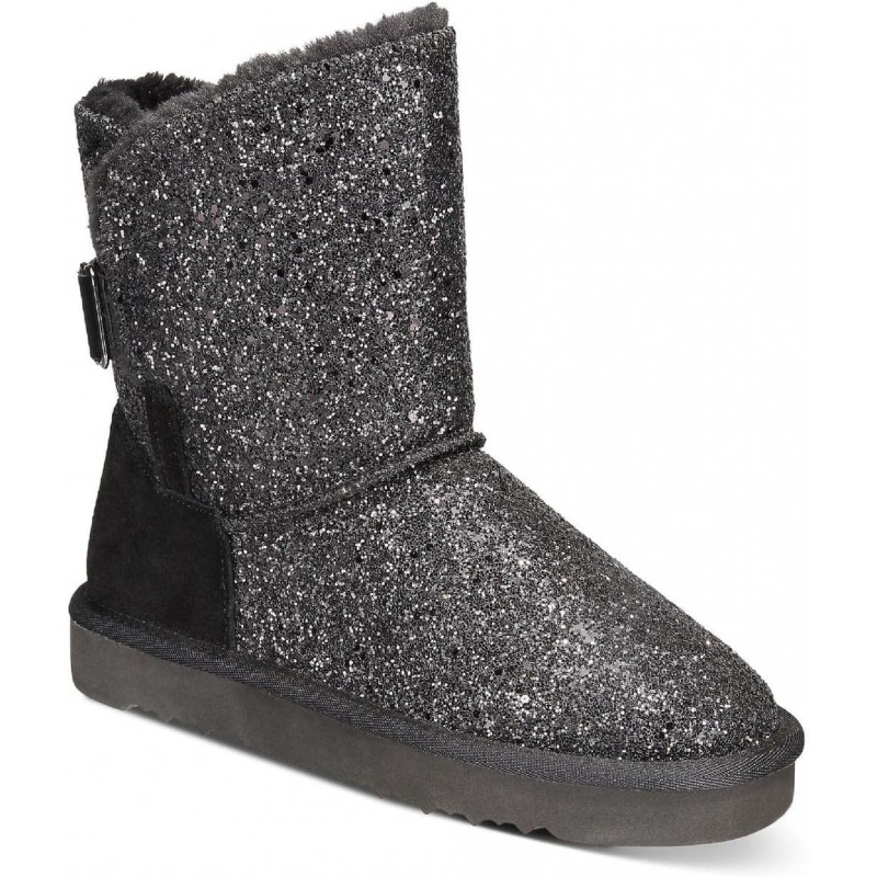 Style & Co. Damen Teenyy F Glitzer Winter- & Schneestiefel Schwarz