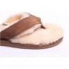 LVCOMEFF Winter Echtes Schafspelz Echtes Schafsleder Ein Pelz Flip-Flops Warme Slides mit Pelz Gefüttert Frauen Männer Unisex Wildleder Thong