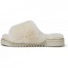 Dearfoams Damen Fireside Cairns Shearling Leicht an- und auszuziehende Sandalen