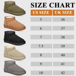 Mini-Plateaustiefel für Damen, Mini-Fashion-Boot, Stiefelette, Fellfutter, echtes Wildleder, gemütliches Plateau