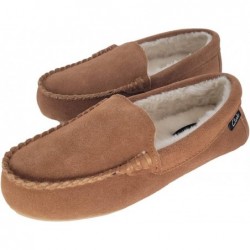 Clarks Damen-Mokassin-Hausschuhe aus Wildleder mit Schleife, LB0340 – Flauschige Slipper für drinnen und draußen mit geschlossener Rückseite, Kunstfellfutter und rutschfester Laufsohle – Bequeme Damen-Loafer zum Autofahren, Entspannen und mehr