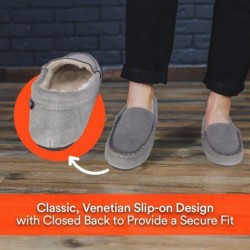 Clarks Damen-Mokassin-Hausschuhe aus Wildleder mit Schleife, LB0340 – Flauschige Slipper für drinnen und draußen mit geschlossener Rückseite, Kunstfellfutter und rutschfester Laufsohle – Bequeme Damen-Loafer zum Autofahren, Entspannen und mehr